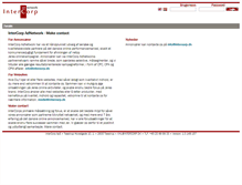 Tablet Screenshot of intercorp.dk