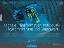 Tablet Screenshot of intercorp.de